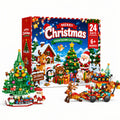 Deluxe Christmas Village Advent Calendar – 24-Day Building Blocks Set